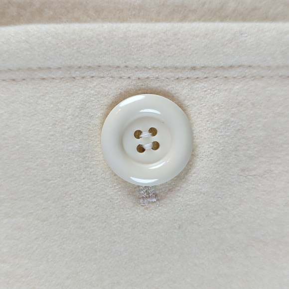 Merona sz XL New With Defects Wool Cream Color Coat from 2004 - Picture 3 of 10